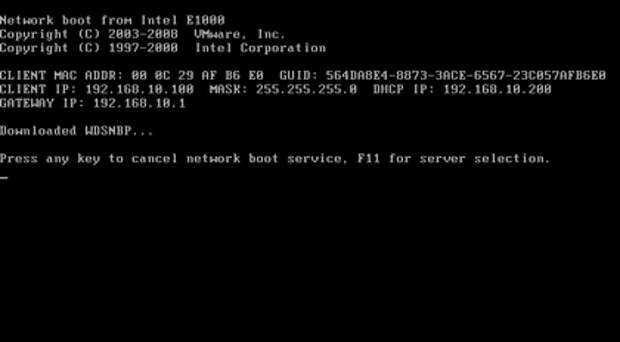WDS (Windows Deployment Services). Быстрое развертывание клиентских машин с сервера. Создание образа развертывания WIM
