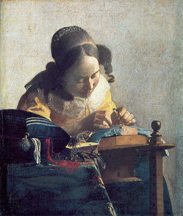 Файл: Johannes Vermeer - Кружевница (c.1669-1671) JPG.