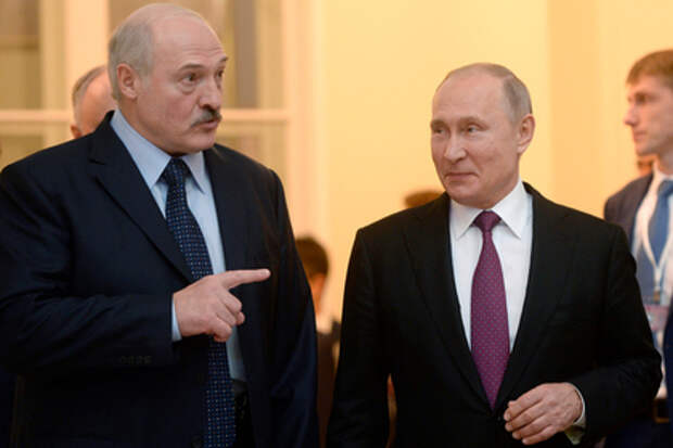 Александр Лукашенко и Владимир Путин