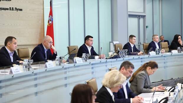 Андрей Воробьев представил врио главы Подольска и врип главы Чехова