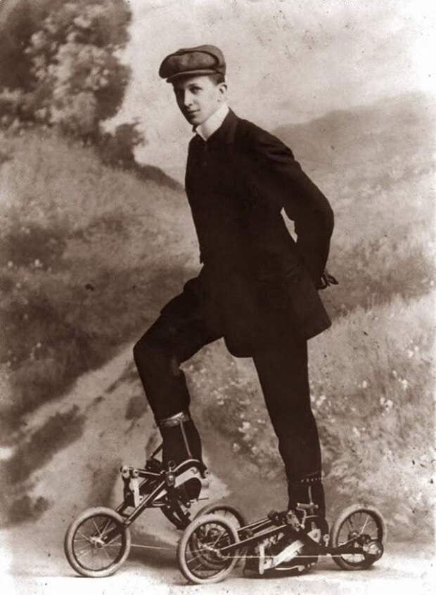 Педальные ролики. 1910 год.