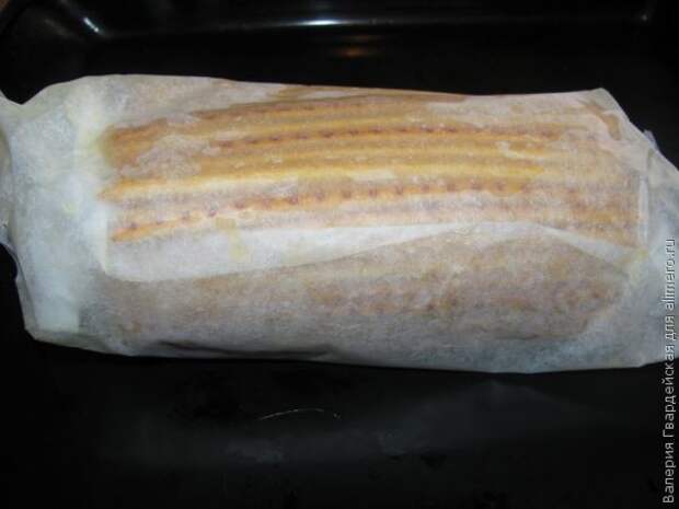 Сладкая колбаска из соломки фото
