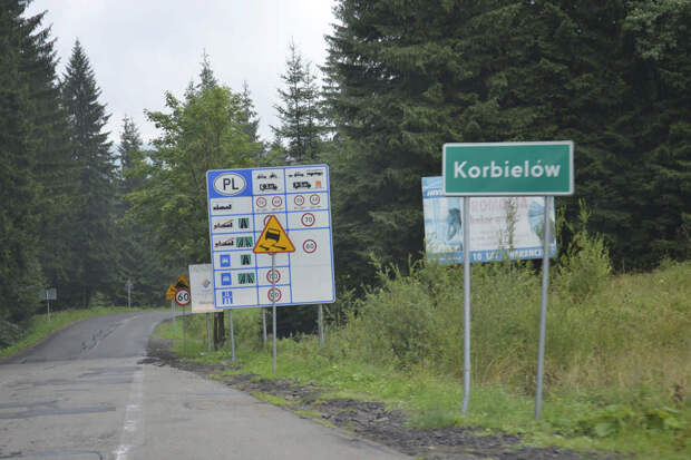 Граница Словакия - Польша