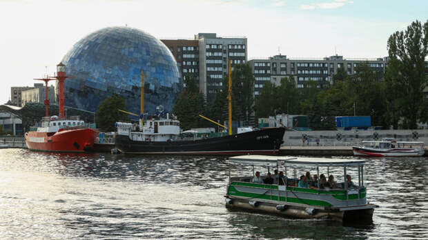 Корпус-шар Музея Мирового океана в Калининграде откроют в августе