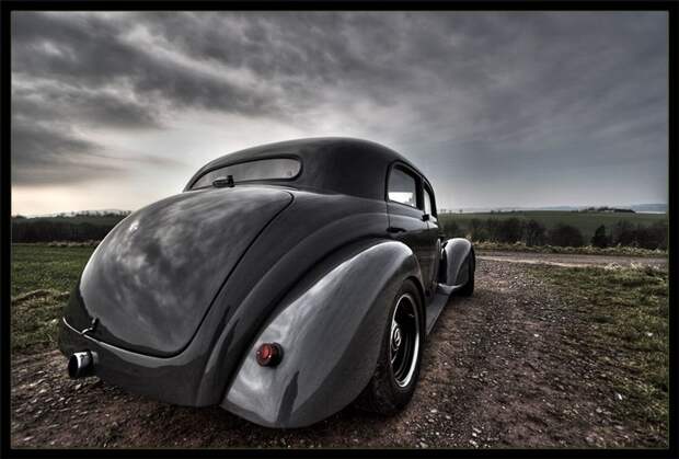 Hot Rod на базе раритетного Mercedes 170S (11 фото)