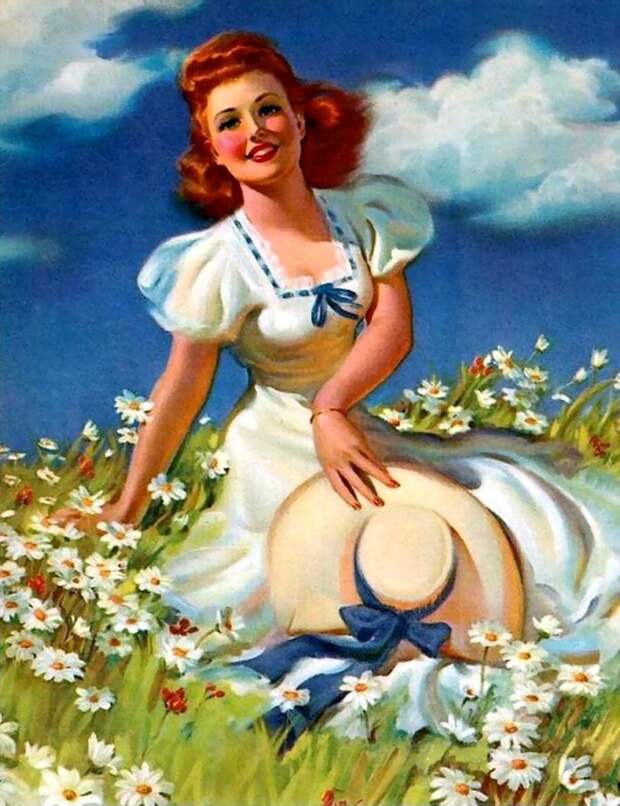 Красотки! Художник-иллюстратор Art Frahm (1907-1981)