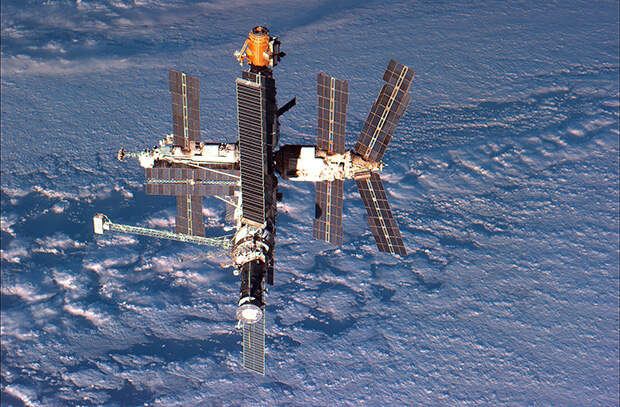 Орбитальная космическая станция «Мир». Фото: ruscosmos.narod.ru