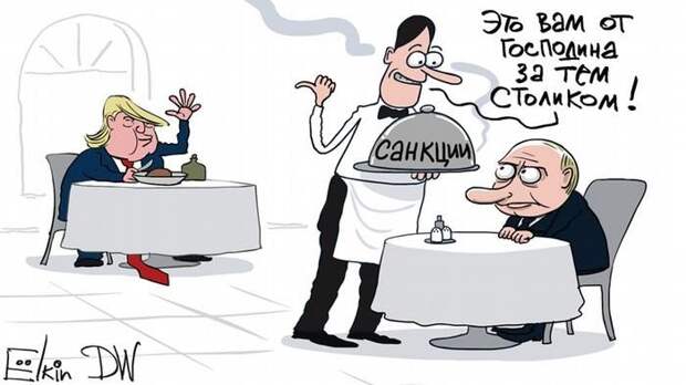 2017 год в карикатурах Сергея Елкина