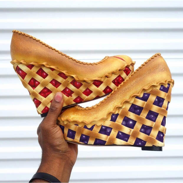 Дизайнер делает обувь в виде десертов, Крис Кэмпбелл, Chris Campbell