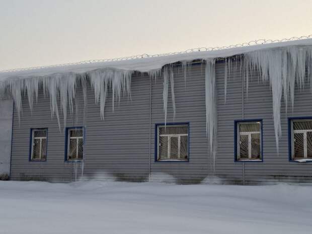 На зданиях Тулы выросли сосульки: фоторепортаж