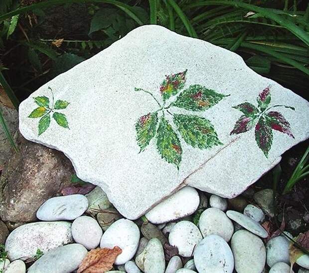 Высушивайте камень в течение 8 часов, а затем используйте его для создания садовых композиций.