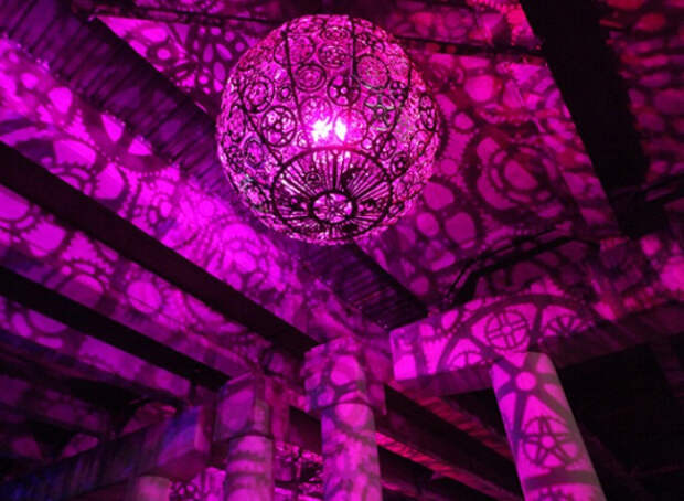 лампа из запчастей 