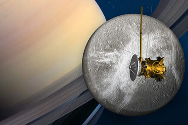 Станция Cassini (в представлении художника)