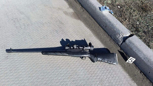 Оружие нападавшего / Фото: СУ СК России по Омской области