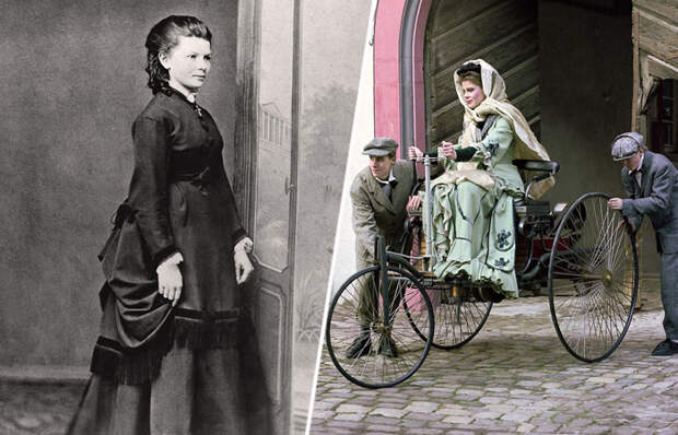Как домохозяйка и мать 2 детей совершила самое первое путешествие на первом автомобиле: Берта Бенц