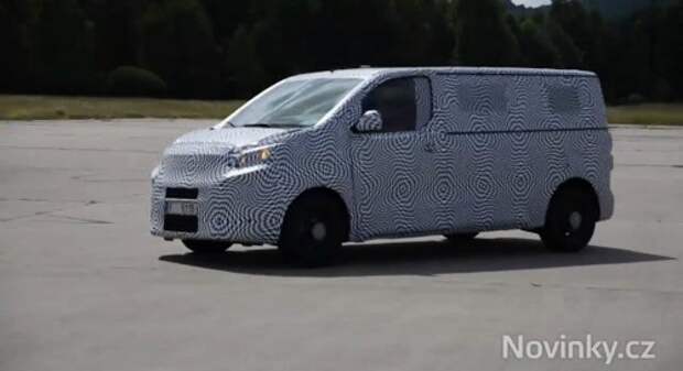 Прототип коммерческого фургона Skoda