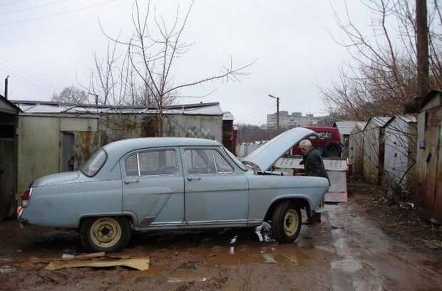 Восстановление старой Волги ГАЗ-21 автомобиль, волга, машина