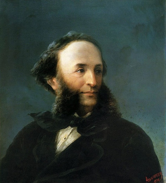 Автопортрет И. Айвазовского (1874), Уффици. Автор. И.К.Айвазовский.