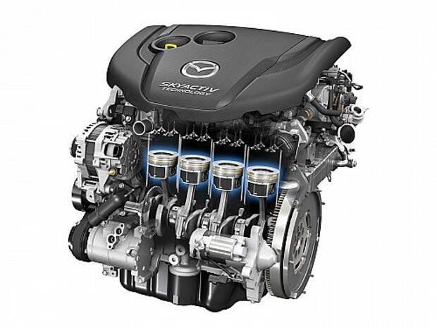 Дизельный двигатель Mazda Skyactiv-D вписывается в нормы Евро‑6 без впрыска мочевины! Но для соответствия грядущему стандарту Евро‑6с добавить систему AdBlue все-таки придется.