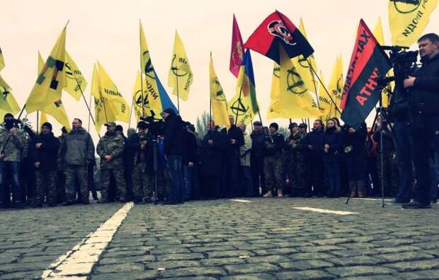 Боевики митингуют на месте сожжения людей в Одессе: «Здесь мы остановили Русскую весну»