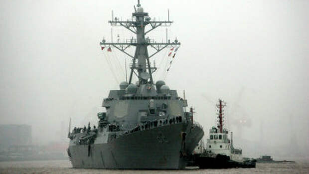 Ракетный эсминец Лассен ВМС США.