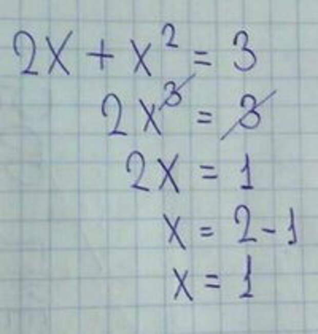 Решение квадратного уравнения