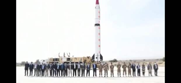 Испытания баллистической ракеты Shaheen-3