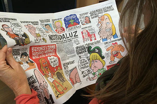 МК отомстил Charlie Hebdo карикатурой об изнасиловании главного редактора МК отомстил Charlie Hebdo карикатурой об изнасиловании главного редактора