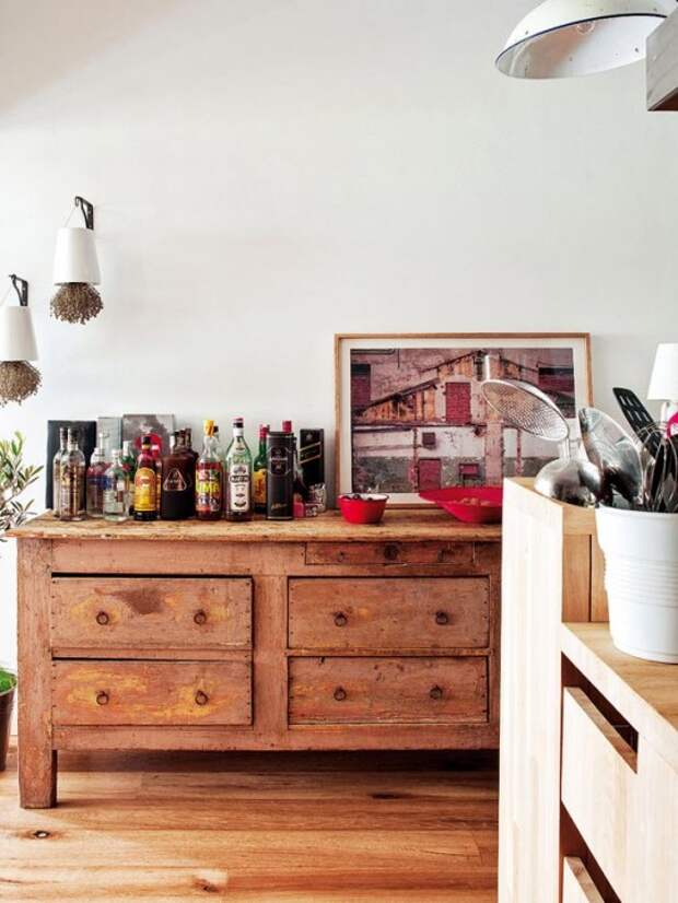 Очаровательный интерьер квартиры с винтажными элементами в Барселоне 