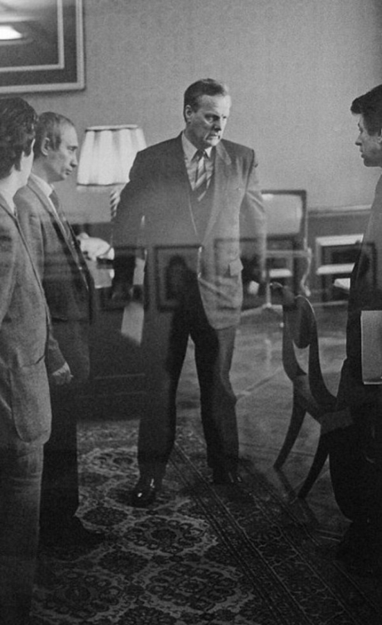 Анатолий Собчак и ещё не президент Владимир Путин, 1991 год-1 Анатолий Собчак и ещё не президент Владимир Путин, 1991 год-1