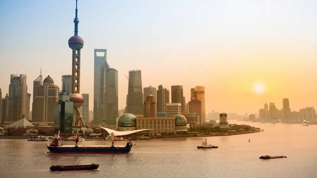 shanghai-skyline-at-dusk-china