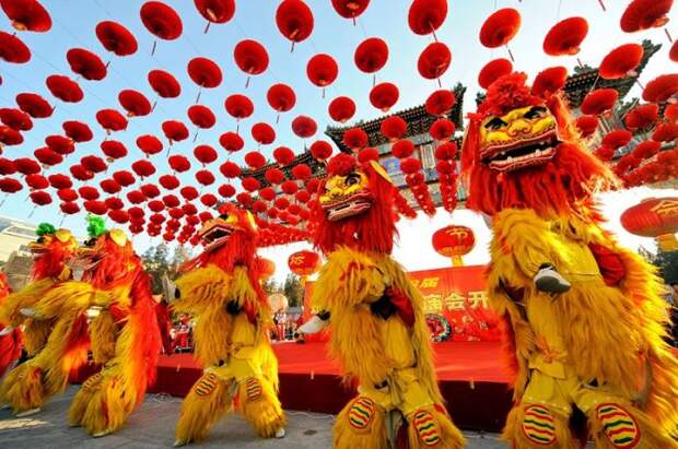Самые интересные факты о Китае.  Красный цвет в Китае - цвет праздника
