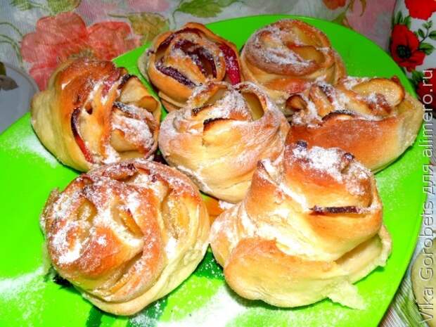 Булочки с яблоками Булочки с яблоками