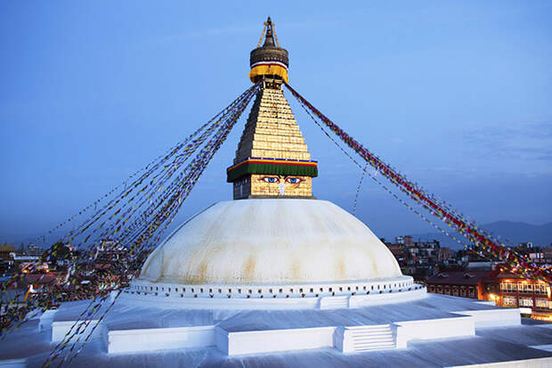 Ступа Боднатх в Катманду, Непал | Дешевые страны для отдыха