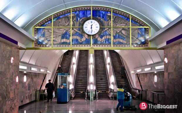 Самое глубокое метро: Адмиралтейская станция