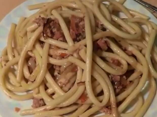 Вкусные макароны по-флотски