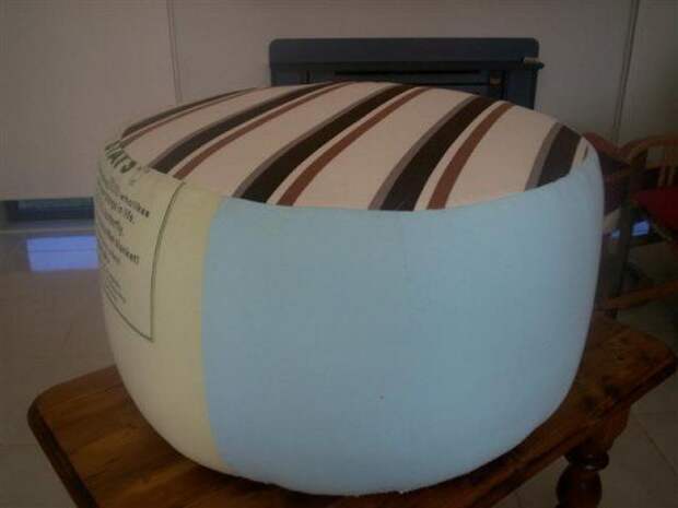 Пуфик из ничего 6