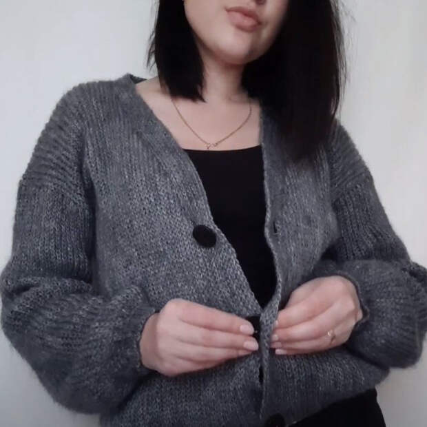 Как связать кардиган крючком
