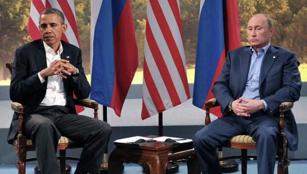 В.Путин встретился с Б.Обамой в рамках саммита G8