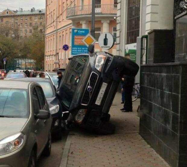 Нелепые атвомобильные аварии 5