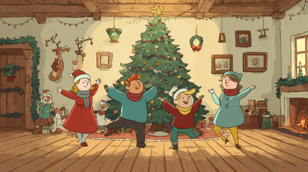 Будет весело и детям, и взрослым: лучшие новогодние игры и конкурсы