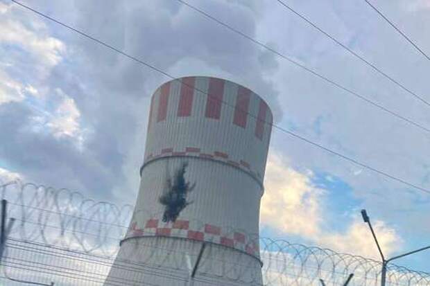 В Нововоронежской АЭС заявили, что восстановили градирню после удара БПЛА