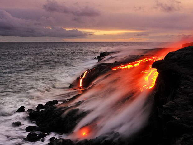 Вода и огонь: извержение вулкана Килауэа
