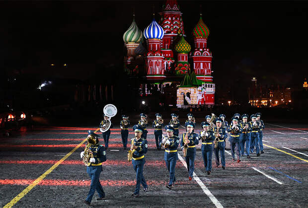Открытие фестиваля «Спасская башня» на Красной площади