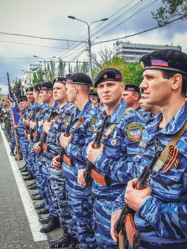Парад победы в Донецке 9.05.2015.  день победы, донбасс, новоросия