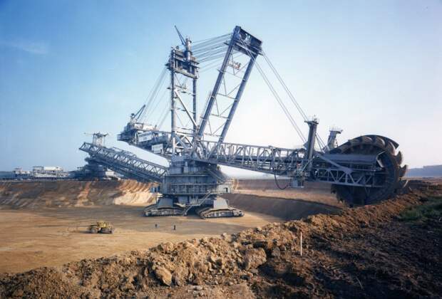 Bagger 288. Самый большой экскаватор в мире. планета, ракурсы, фотография