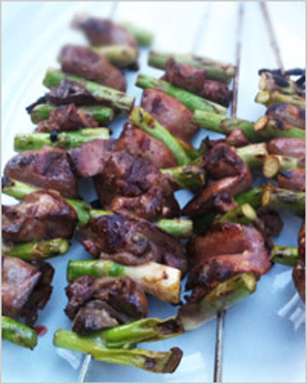 шашлык из печени