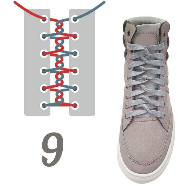 Методы шнуровки кроссовок