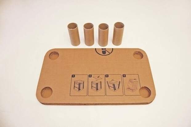 Столик из картона Столик из картона