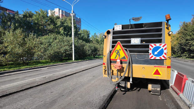 Ремонт дороги Павловского тракта / Фото: администрация Барнаула